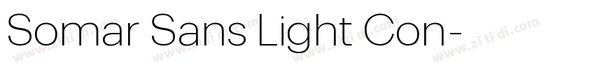 Somar Sans Light Con字体转换